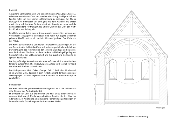 Entwurf Kirchenfenster