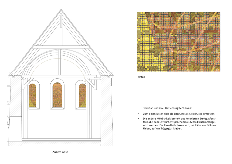 Entwurf Kirchenfenster