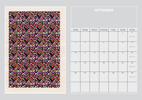 Datamatrix-Kalender 2012